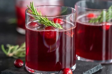 Cranberry Maple Rosemary Mocktail