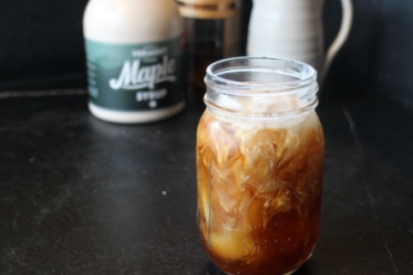 Maple Bourbon Cold Brewed Iced Coffee