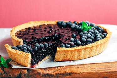 Thick Maple Blueberry Tart